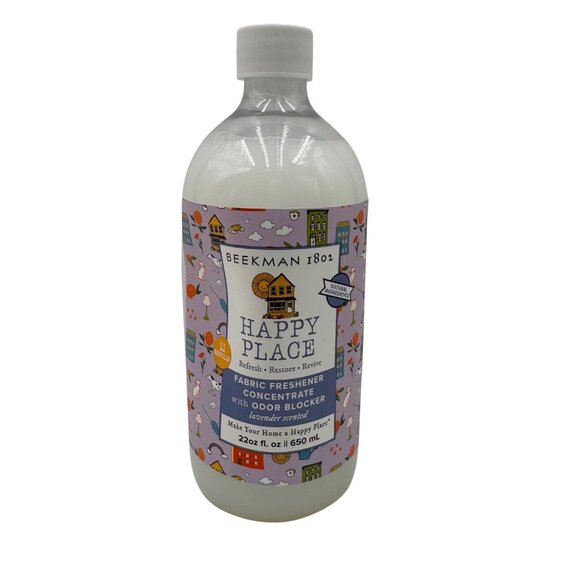 Beekman 1802 Happy Place Fabric Freshener Concentrate Lavender Scent 22oz Sealed - Picture 1 of 9